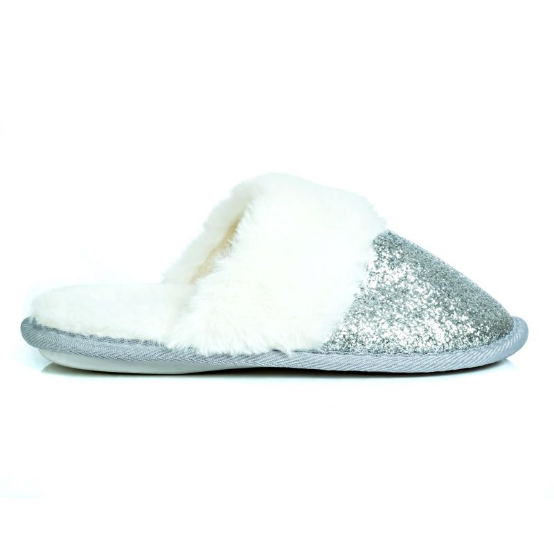 Limited Too Kid's Cozy Glitter Scuff Slipper for Kids, 2 of 6