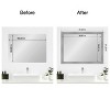 Amanti Art Mirror Makeover Bathroom Mirror Frame Border Kit - Fully Assembled Peel and Stick Frame - Mirror NOT Included - Flair Trim - 4 of 4