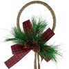 Northlight Jingle Bells with Plaid Bow Hanging Christmas Decoration - 20" - Gold - image 4 of 4