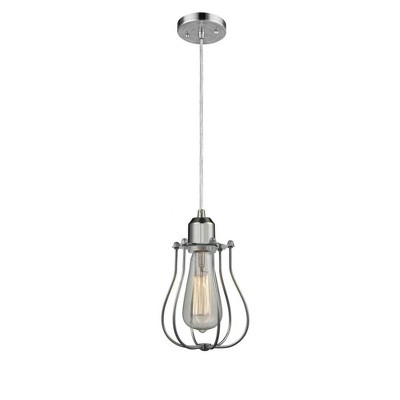 Muselet - 1 Light Cord Hung Mini Pendant In Industrial Style-9.5 Inches Tall and 5.5 Inches Wide