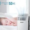 Ukoke USPC01W Smart WiFi Portable AC, 12,000 BTU, App & Remote Control, 4-in-1 Cool/Heat/Dehumidifier/Fan, for Rooms up to 400 Sq. Ft, White - 3 of 4