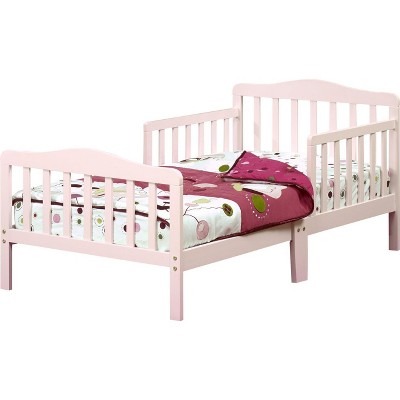 Orbelle Contemporary Solid Wood Toddler Bed - Pink : Target