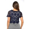 Just Love Women's Bolero Shrug - Floral Crochet Women Cardigan - 3 of 3