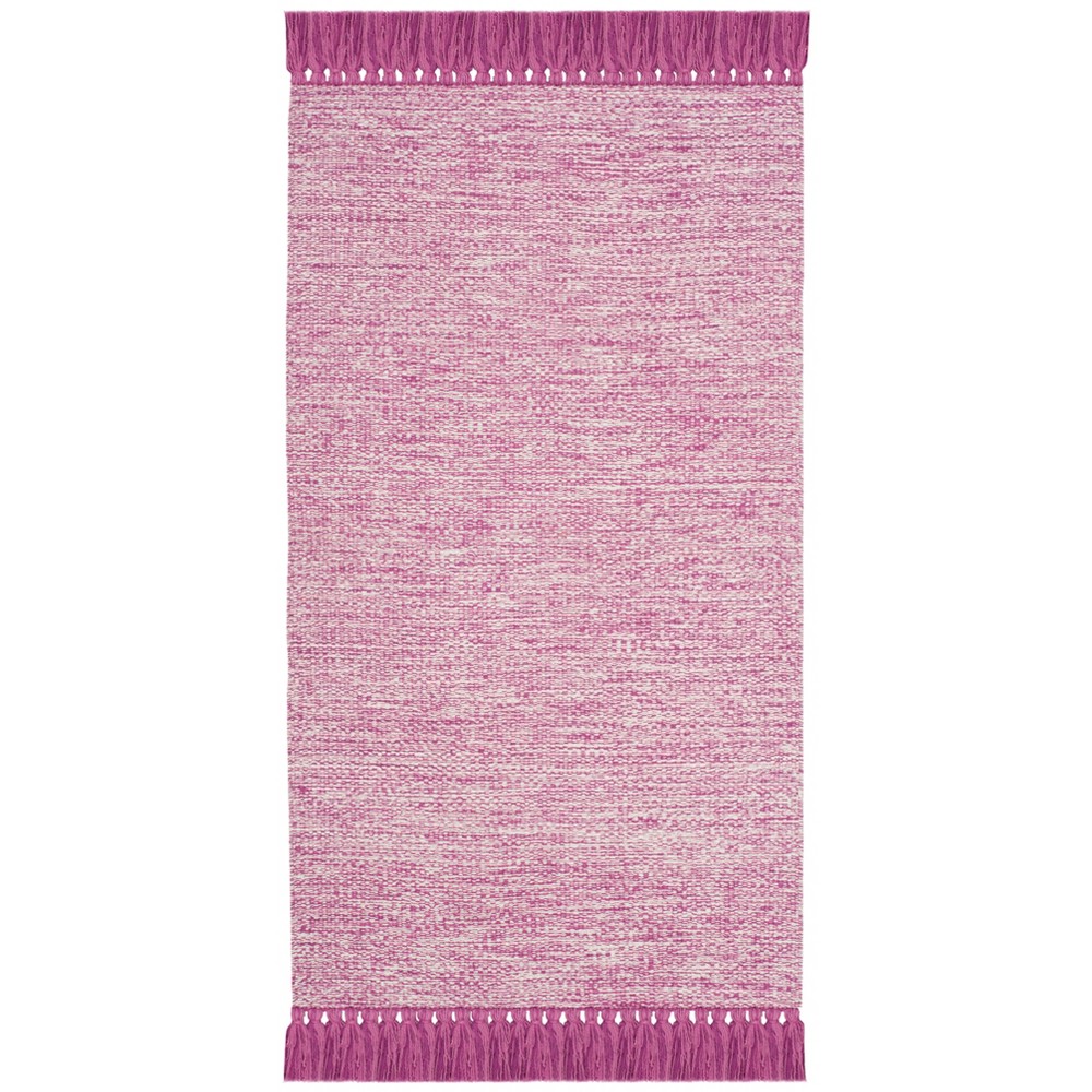 2'3inx7' Woven Spacedye Design Runner Rug Pink - Safavieh