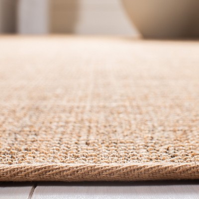 Beige 5' x 7' Handmade Wool Reversible Area Rug