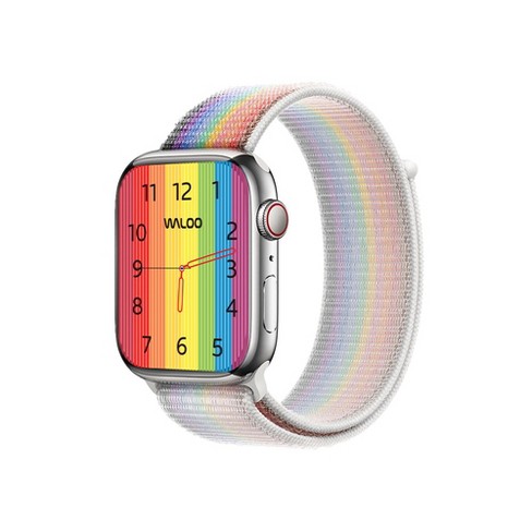 Waloo Woven Nylon Band For Apple Watch - 38/40/41mm - Pride Rainbow