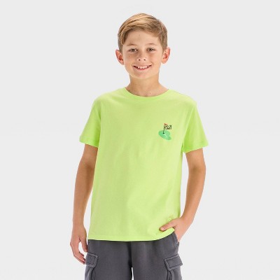 Boys' Short Sleeve 'Hole in One' Golfing Graphic T-Shirt - Cat & Jack™ Green