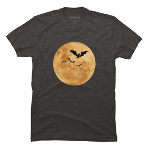 Men's Design By Humans Halloween - Moon By MonkeyStore T-Shirt - 1 of 4