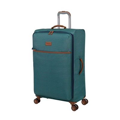 it luggage Beach Stripes 27.4" Softside Large Checked Spinner Suitcase