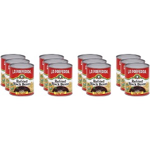 La Preferida Refried Black Beans - Case of 12 - 30 OZ - 1 of 2