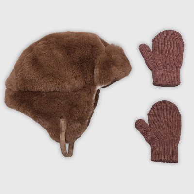 hat and glove set for toddler boy