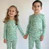 tiny knot co. Toddler Gender Neutral Buttery Soft Durable, Tagless Printed TENCEL Modal Pajama Set - 4 of 4