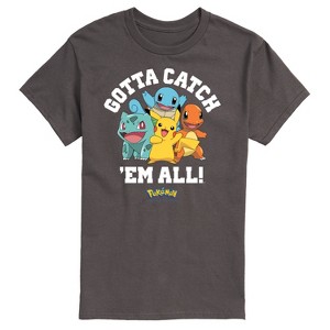 Men's - Pokémon - Gotta Catch 'Em All Group Short Sleeve Graphic T-Shirt - 1 of 4