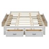 Queen Size Platform Bed with 6 Storage Drawers - 3 of 4