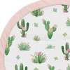 Sweet Jojo Designs Girl Baby Tummy Time Playmat Cactus Floral Green Pink and White - 3 of 4