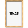 PosterPalooza | Minimalist Shadow Box Brown Picture Frame - UV Acrylic, Backing, Hanging Hardware - 2 of 4