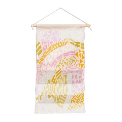 SunshineCanteen Cascade in Peach Fiber Wall Art - Society6