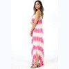 Riviera Sun Womens Maxi Dress  Tie Die Spaghetti Strap Long Sundress  Summer Dresses - 2 of 3