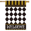 Briarwood Lane Everyday House Flag 40x28 For Outdoor Checkerboard House Flag - 2 of 3