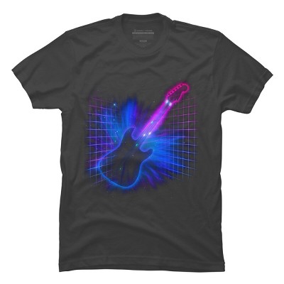 Men's Design By Humans Retro Rock By NeonDreamDesigns T-Shirt