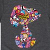 Boys' - Peanuts - Snoopy Silhouette Pattern Short Sleeve Graphic T-Shirt - 2 of 4