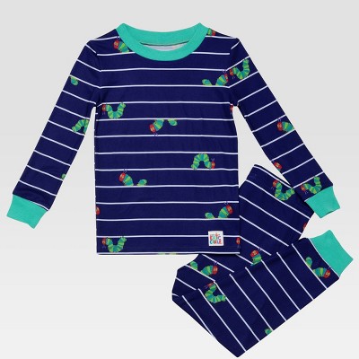 Toddler Eric Carle 'The Very Hungry Caterpillar' Snug Fit Pajama Set - Blue