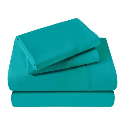 Premium Cotton 400 Thread Count Solid Deep Pocket Sheet Set by Blue Nile Mills