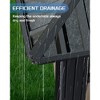 10x10 Ft Hardtop Gazebos with Heavy Duty Double Roof, Nettings and Curtains - 3 of 4