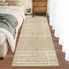 Indoor Modern Washable Geometric Checkered Floor Carpet Soft Non Slip Area Rugs for Home Office - 4 of 4