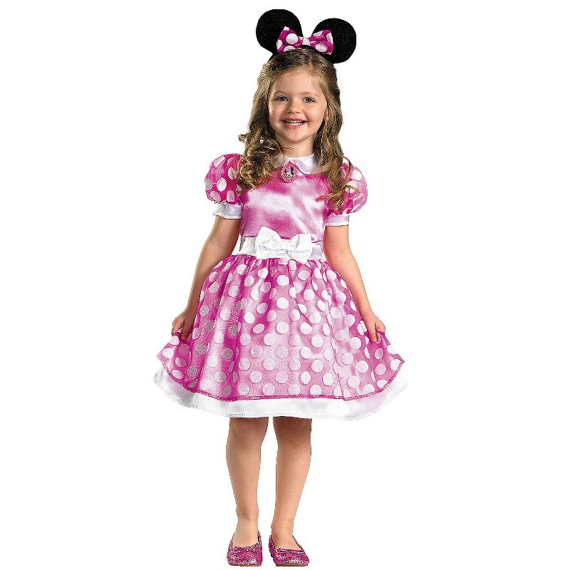 Disguise Girls' Classic Minnie Mouse Dress Costume, 1 of 3
