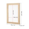 Unique Bargains Wood Hand-polished DIY Dried Flower Papermaking Frame - 2 of 4