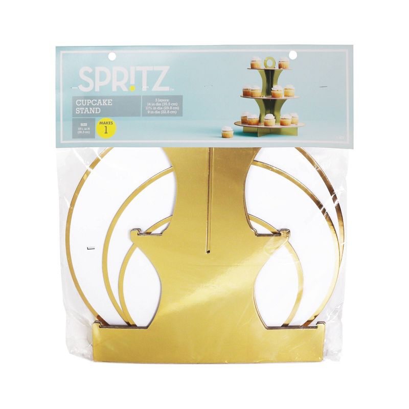 3-Tier Cupcake Cardboard Stand - Spritz&#8482;, 2 of 9