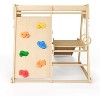 COZONY 8-in-1 Wooden Climber Playset for Kids, Indoor Outdoor Jungle Gym with Slide and Swing for Toddlers and Children - 2 of 4