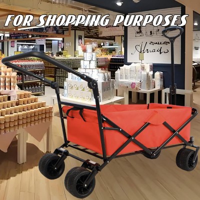Anybear Customized Color Utility Garden Cart Folding 230lbs