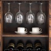 Acekool Wine & Coffee Bar Cabinet - Mesh Door Storage with Glass Holder - 2 of 4
