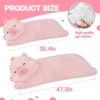 TITQWOP Long Capybara Plush Pillow,Cute Capybara Stuffed Animals Plushie Sleeping Hugging Body Pillow,Kawaii Capybara Soft Doll Toy - 3 of 4