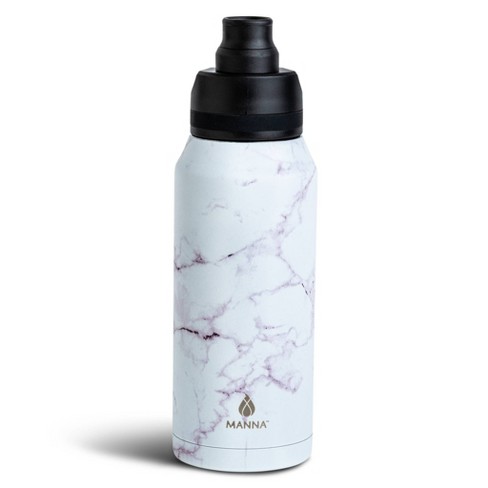 Manna 32oz Jumbo Bottle White Marble