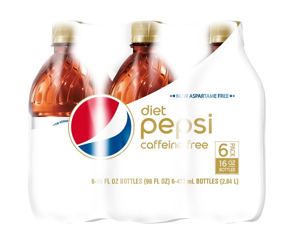 Diet Pepsi Caffeine Free Soda - 6pk/16 fl oz Bottles