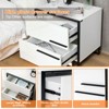 Hommpa Modern Nightstand with 2 Drawers & Adjustable Auto Sensor Light - 4 of 4