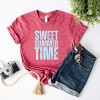 Simply Sage Market Sweet Summer Time Block Distressed Short Sleeve Tee - 3 of 4