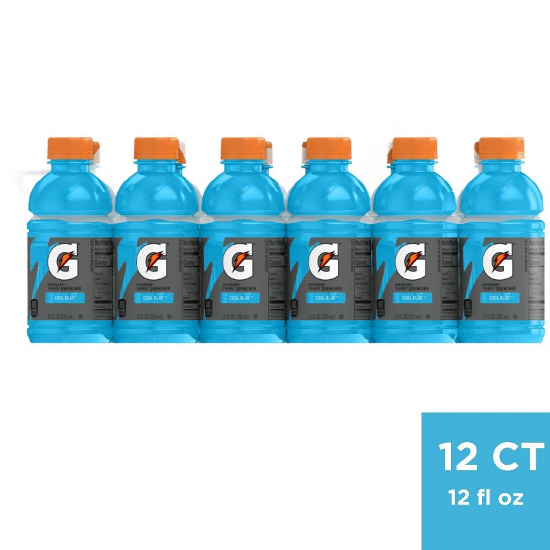 Gatorade Cool Blue Sports Drink - 12pk/12 fl oz Bottles, 1 of 8