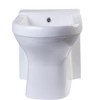 EAGO JA1010 White Ceramic Bathroom Bidet with Elongated Seat - 3 of 4