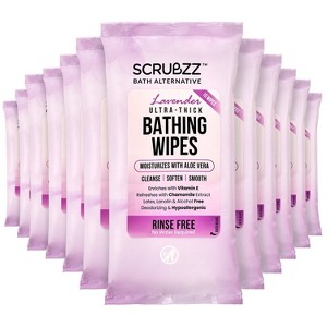 Extra Large Bath Wipes for Adults Bathing No Rinse - 1 of 4