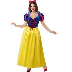 yellow princess dress adult Princess Yellow Dress, Adult Costume