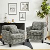 Hilda Mid Century Living Room and Bedroom Armchair with Pillows Set of 2 | ARTFUL LIVING DESIGN - 2 of 4