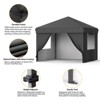 Portable Instant Commercial Canopy,Street Vendors Party Tents, Instant Outdoor Sun Shade - 4 of 4