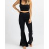 Women's STRETCH SLIT FLARE PANT SET - LULUNICO - image 4 of 4