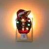 Roman 5.5 Inch Rudolph Night Light Red Nose Reindeer Plug-In Nightlights - 3 of 3