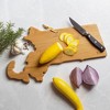 Totally Bamboo Massachusetts Fish Kiss Cutting Board: Lightweight Bamboo, Multicolored, 16.75" x 9.25", Hand Wash - 4 of 4