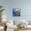 Stupell Industries Rainbow Sea Turtle & Bubbles Framed Giclee Art, Black, 17" x 17" - 3 of 4